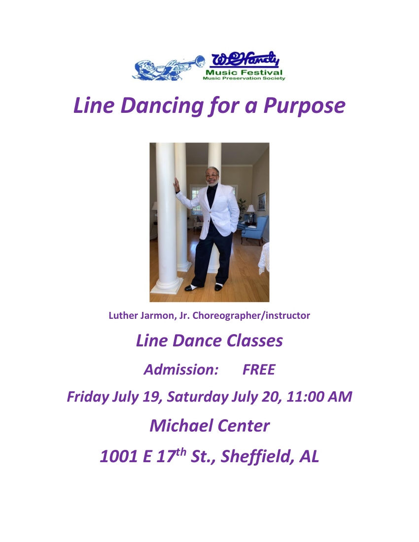 Line Dancing for a Purpose with Luther Jarmon, Jr.