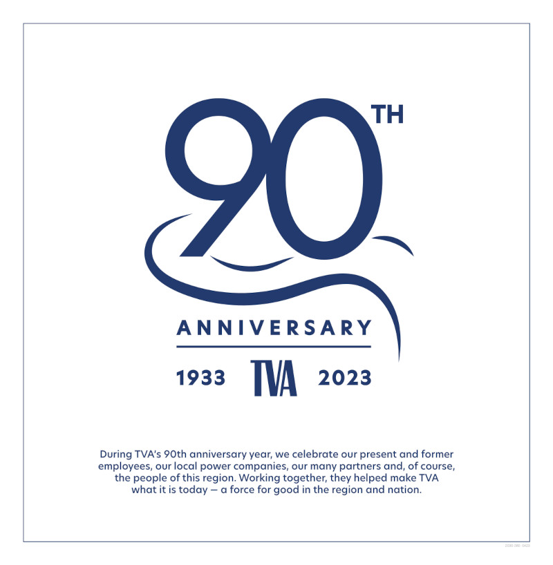 TVA - 90th Anniversary | During TVA's 90th anniversary year we celebrate our present and former employees, our local power companies, our many partners and, of course, the people of this region. Working together, they helped make TVA what it is today - a force for good in the region and nation.