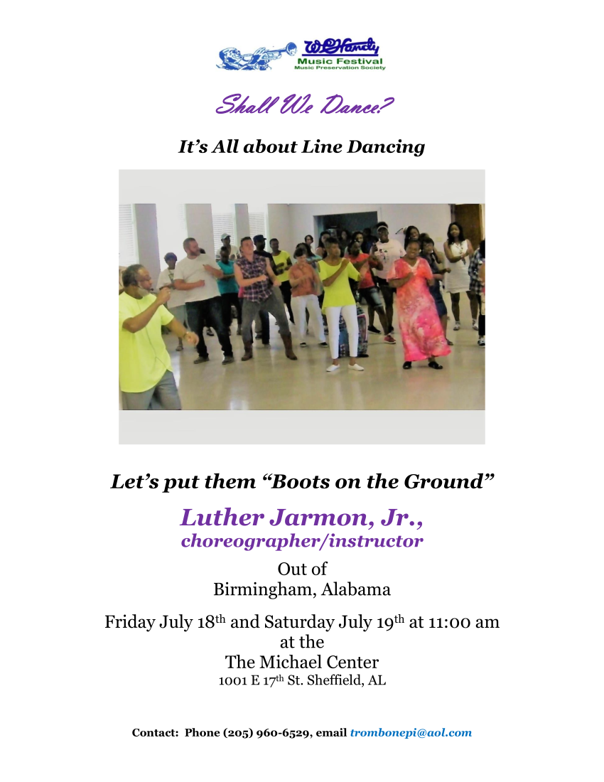Luther Jarmon’s Line Dancing Friday Class!