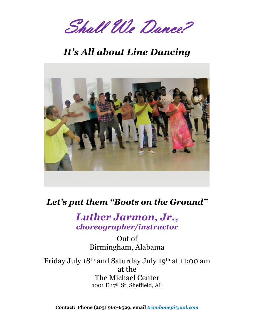 Luther Jarmon’s Line Dancing Friday Class!